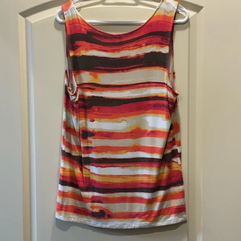 Relativity Multicolor Striped Tank Top ~ XL - Image 3