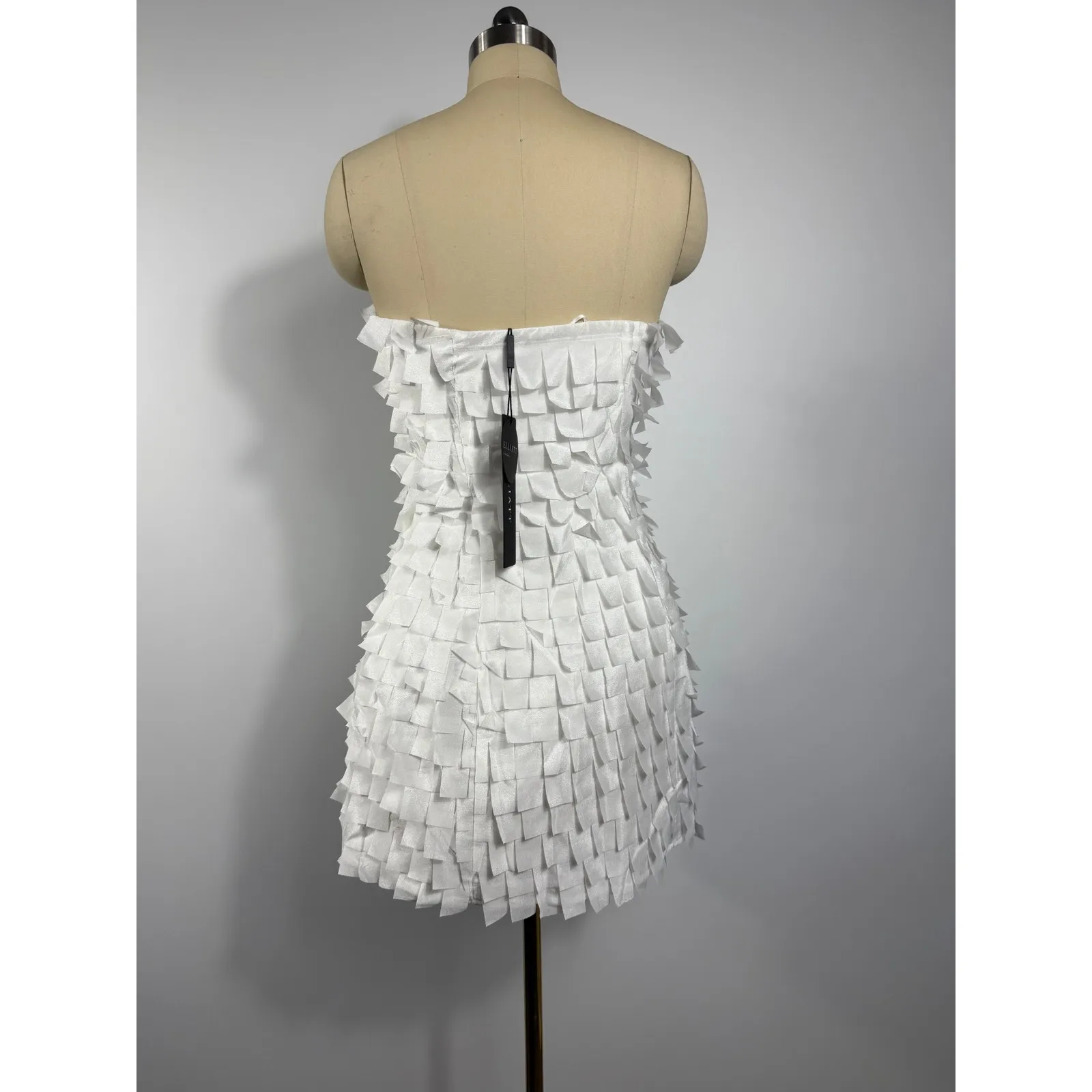 NWT Elliatt Hailey Strapless Mini Party Dress‎ In White Sz Small $269 - Image 8