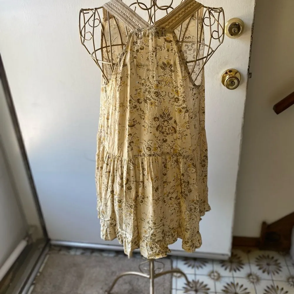 Doe & Rae floral sleeveless top S - Image 8