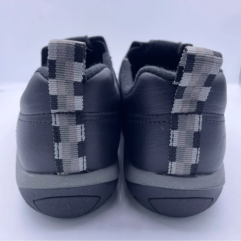 leather slip on comfy black shoes - Image 9