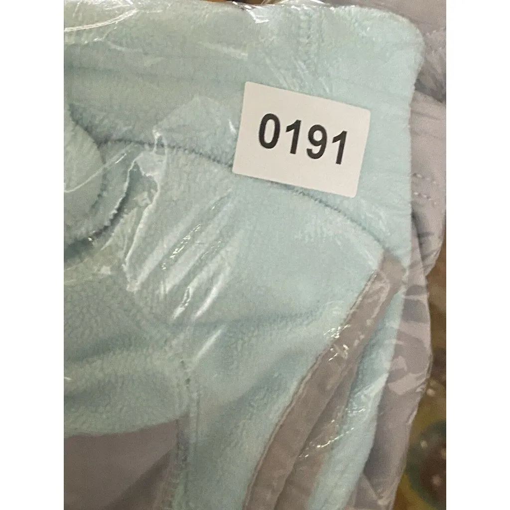 Eddie Bauer 365 Polartec windcutter fleece Vest womens sz L Blue Green Gray - Image 5