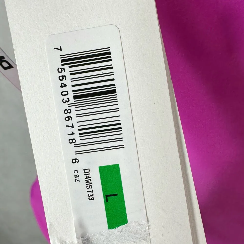 DKNY Triangle Halter One Piece Swimsuit Carnation Pink Size Large - Image 6