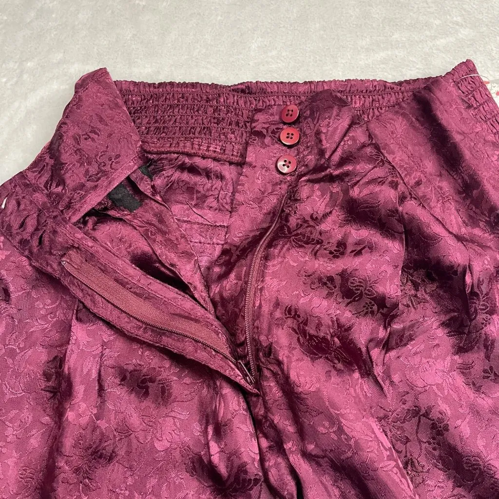 Free People Go Your Own Way Jacquard Shorts Women's Medium‎ High Rise Rayon NEW - Image 10