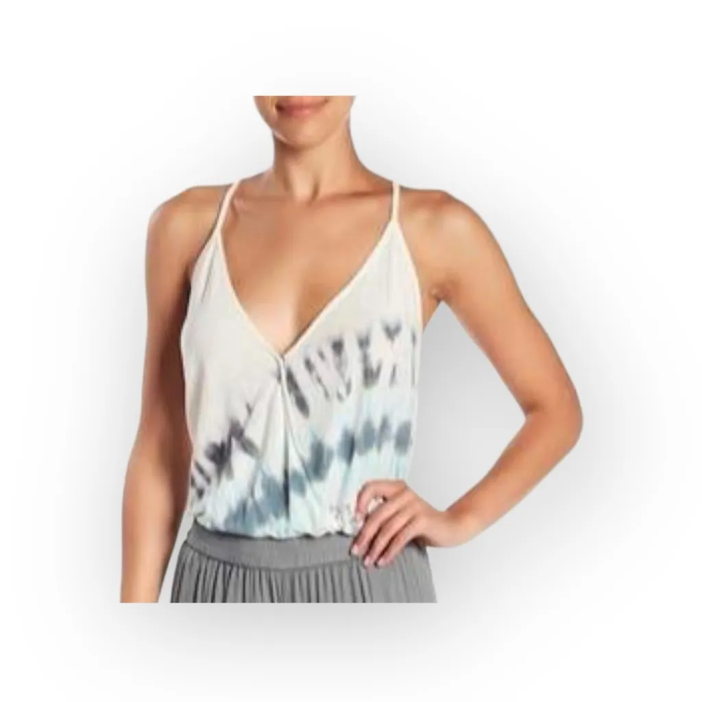 new YFB Young Fabulous & Broke ⚘ Naomi Plunging Cami Top ⚘ Seaglass Tie Dye ⚘ S - Image 4