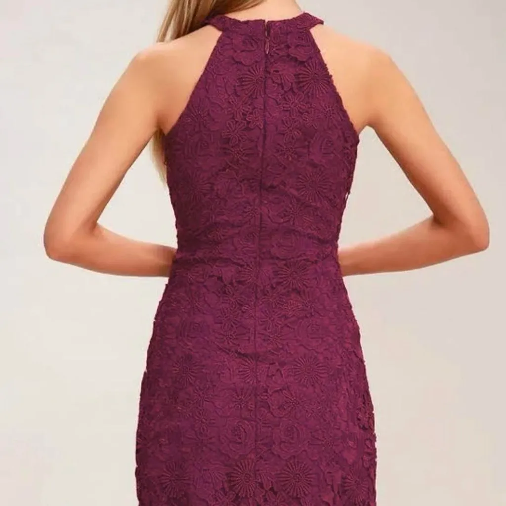 Lulu's Love poem lace mini sleeveless dress - Image 2