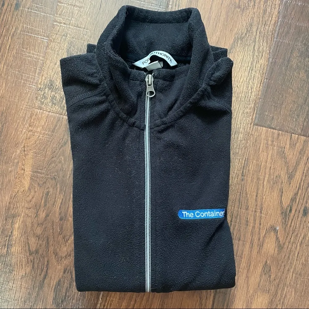 PORT AUTHORITY Clothing, black zip jacket, size S - Image 4