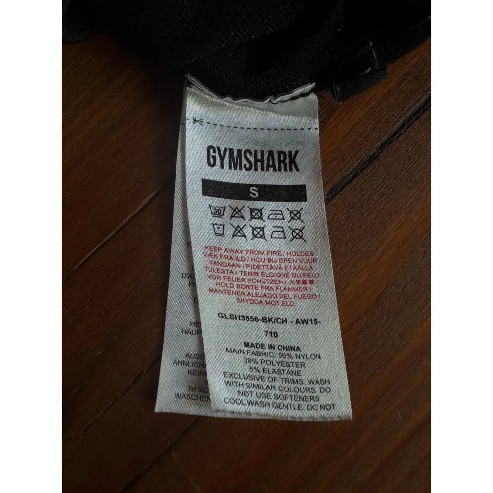 Women's Black Gymshark Flex Cycling Shorts Size Small - Image 4