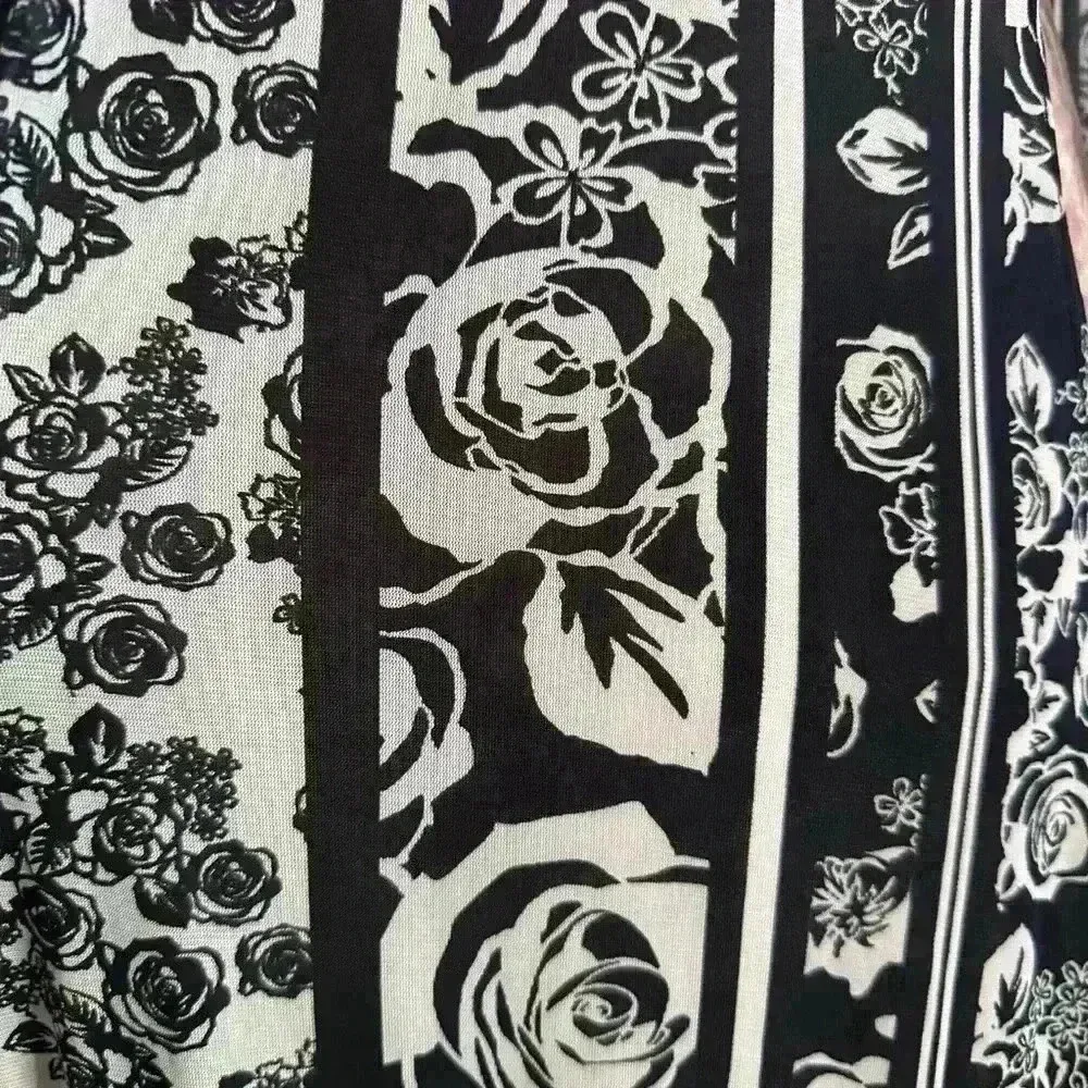 Siren Lily Fringe Floral Women's Kimono (308) - Image 6