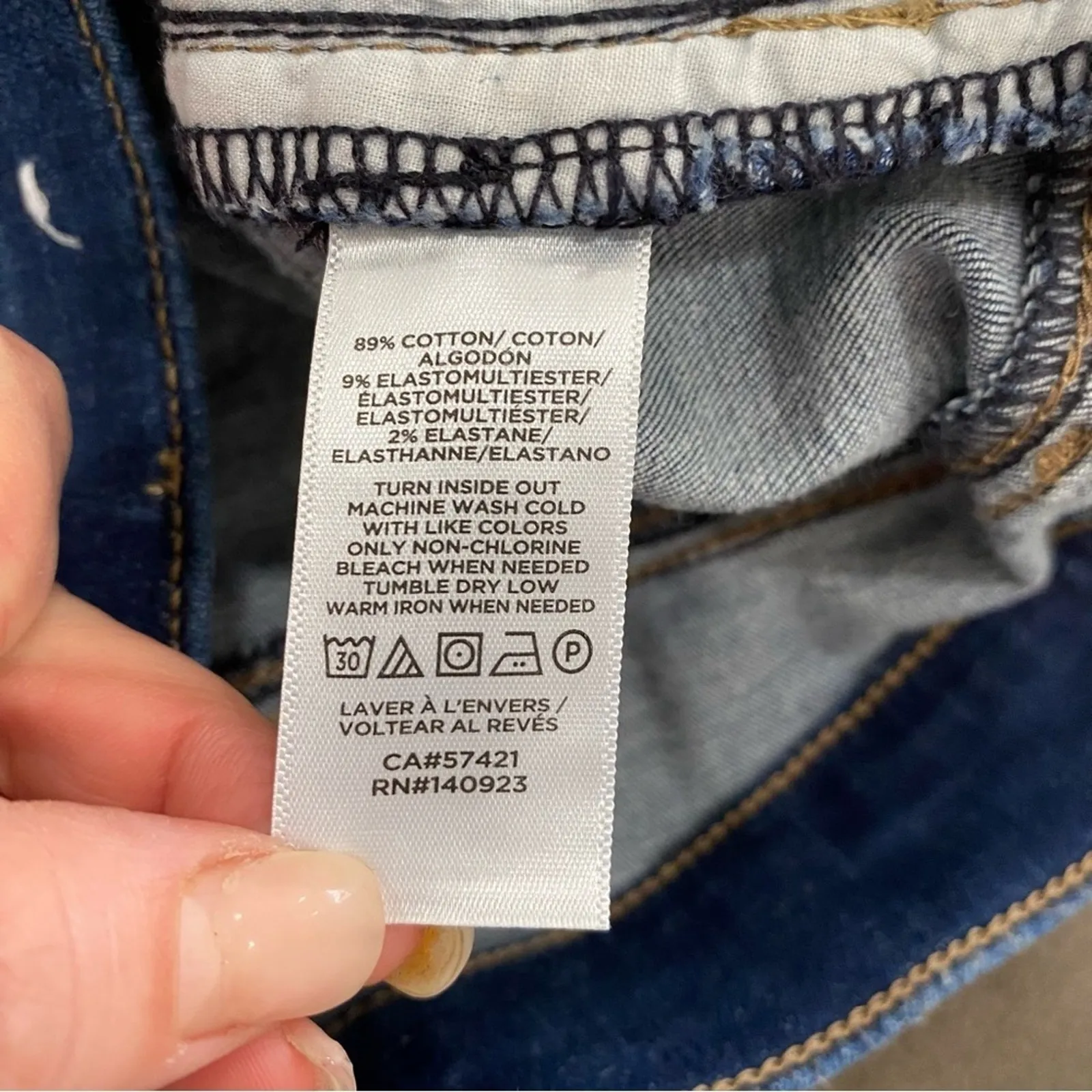 Loft The Legging Jeans Size 6 Dark Wash High Rise Skinny Stretch Denim NWT - Image 10