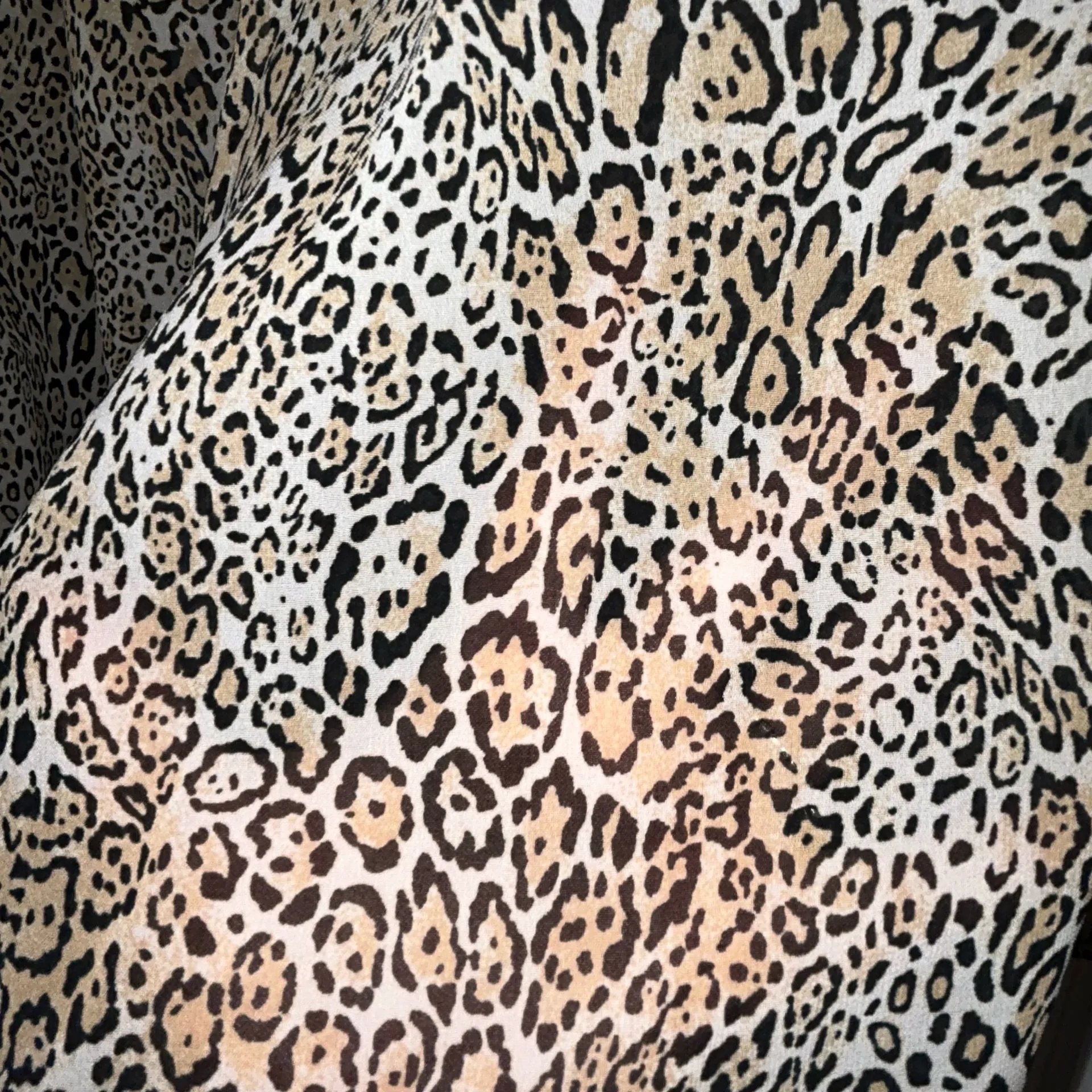 Chico’s Animal Print Button Down Long Sleeve Blouse Shirt Tunic Top Chicos Size 3/XL  - Image 7