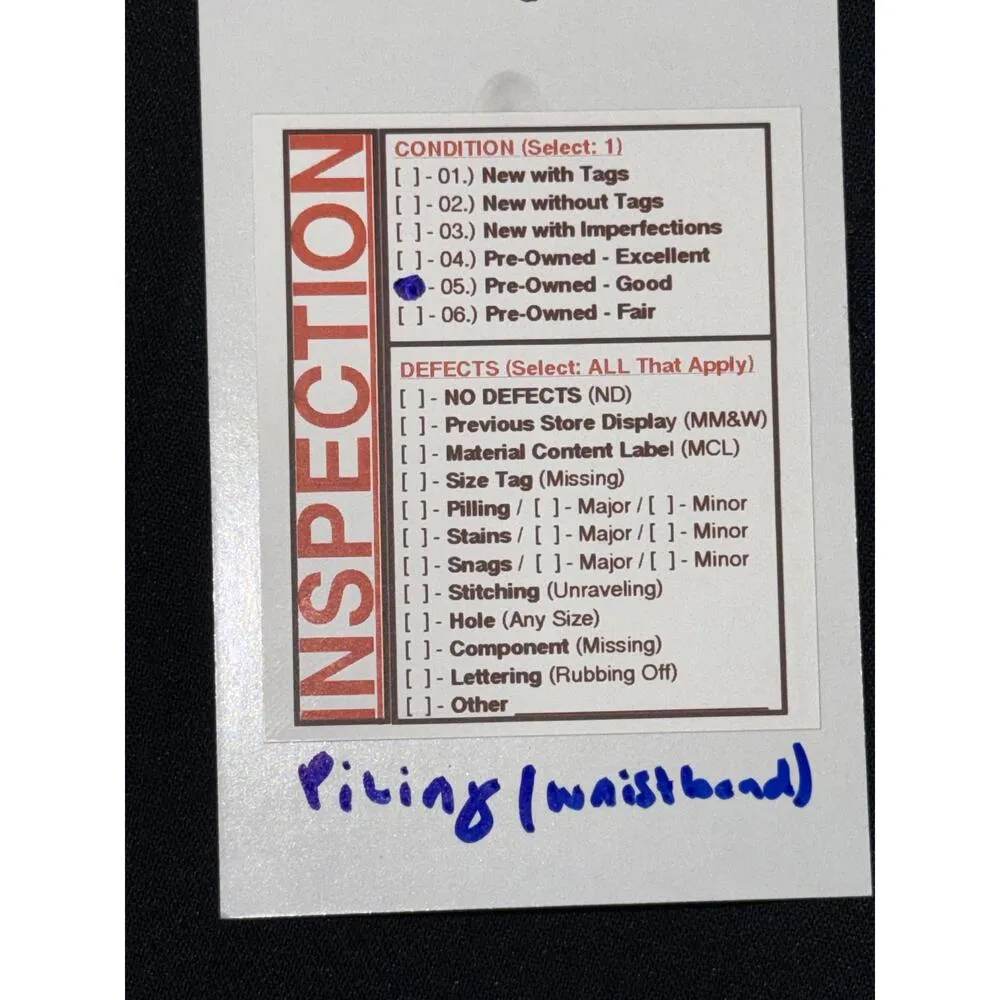 Abercrombie & Fitch Black Pleated High Waisted Straight Leg Trousers Size 30 10 - Image 9