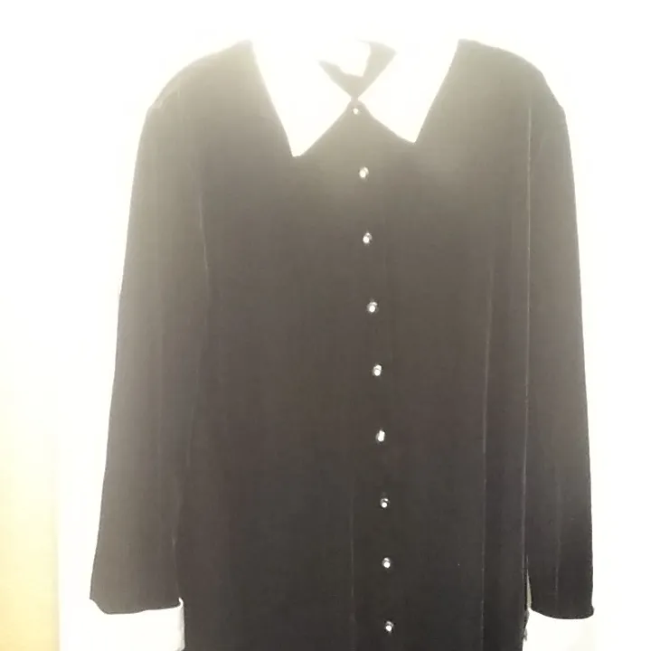 FINAL MARKDOWN Ronni Nicole vintage velvet dress 12 - Image 2