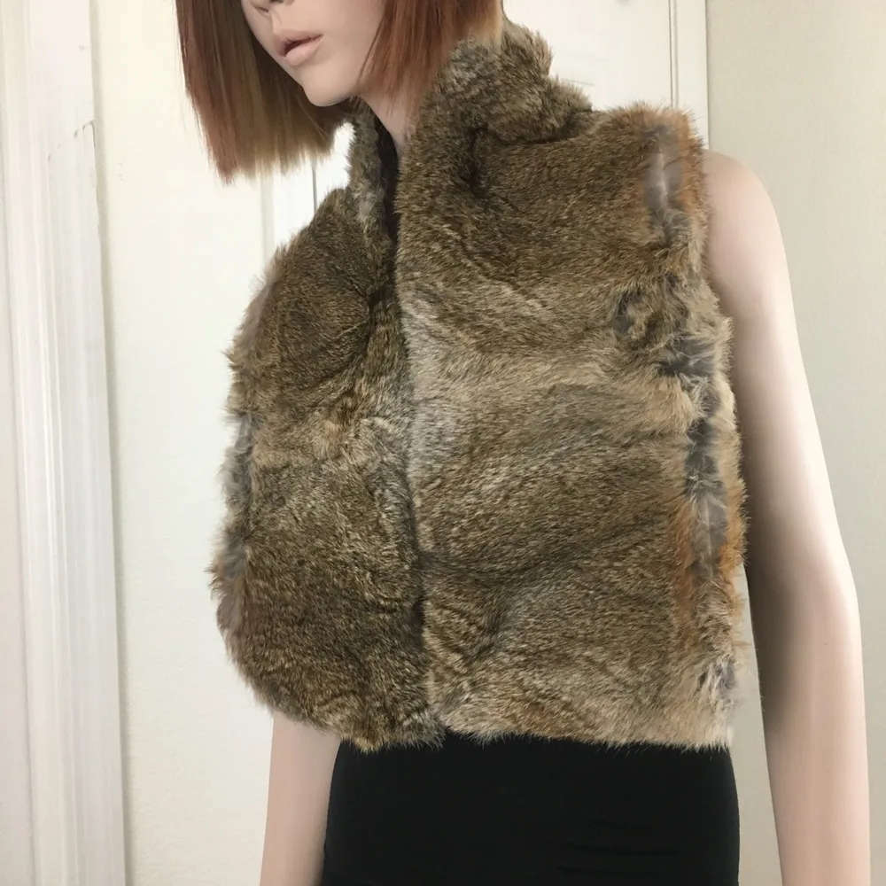 Vintage Genuine Fur Collar Scarf - Image 2