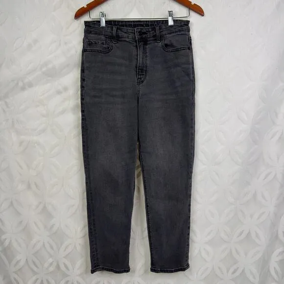 American Eagle Strigid‎ Mom Jean Black Washed Size 4 - Image 3