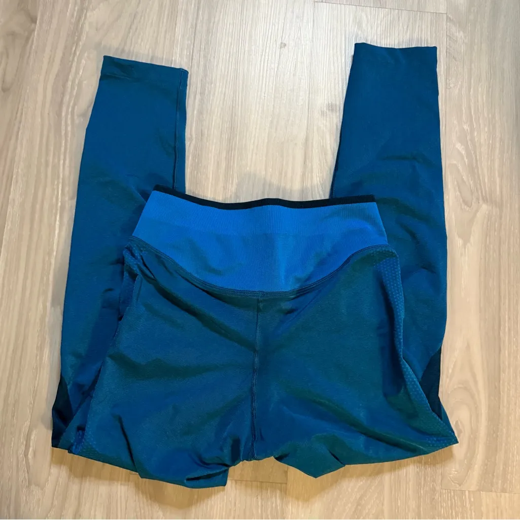 Lululemon Seamless Mesh High-Rise Training Tight Legging  25” Poolside Blue Sz 8 - Image 7