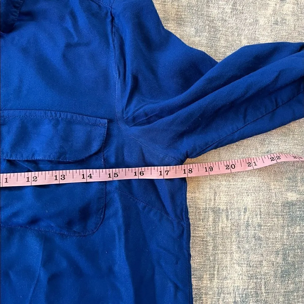 Tommy Hilfiger Royal Blue Long Sleeve Button Down Shirt Small - Image 7
