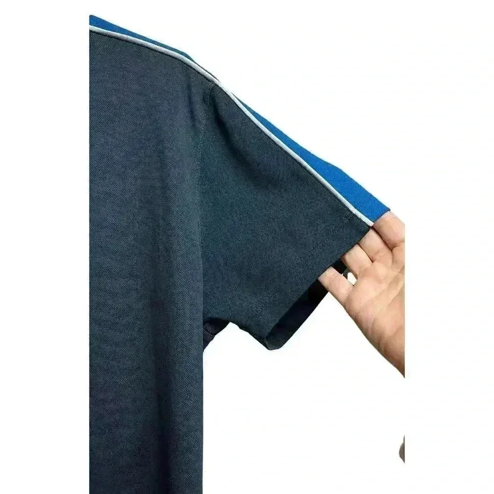 Callaway Women's Golf Tennis Polo Top Stretch 3/4 Zip Navy Blue Large - Image 3