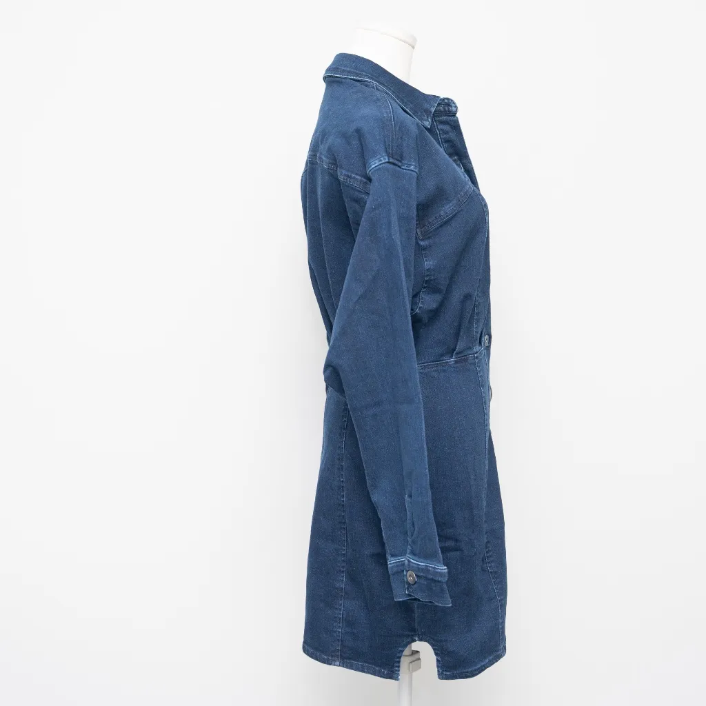 Free People - Amber Denim Dress. - Image 5