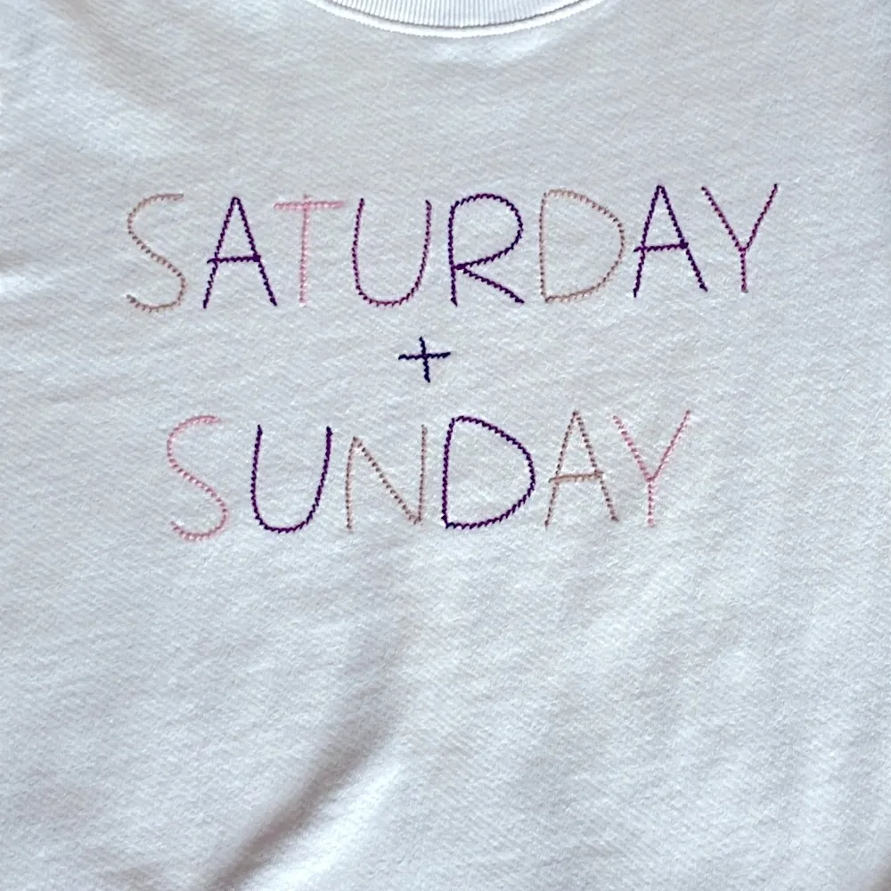 LOFT Embroidered Crewneck Sweatshirt - Size XS - Image 3