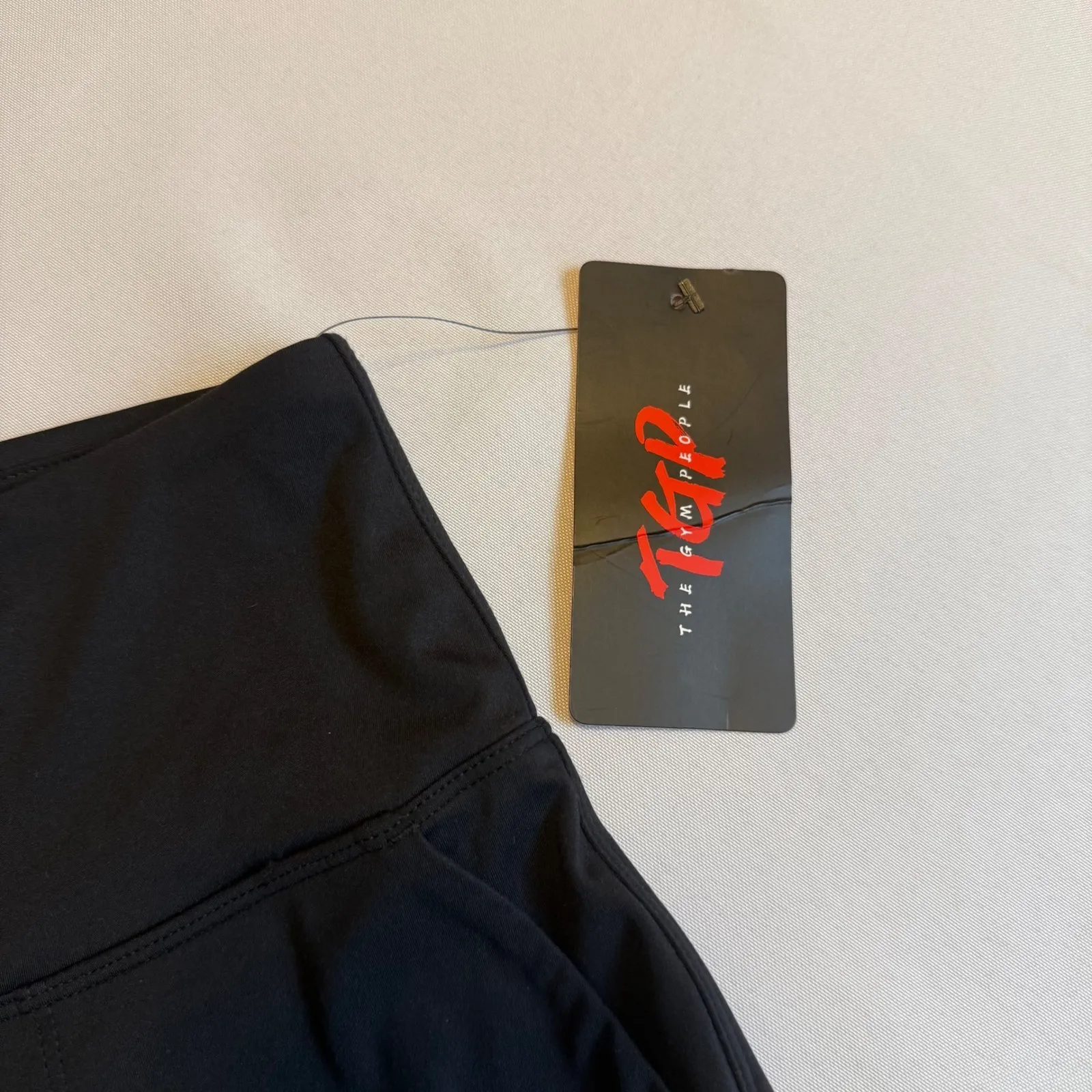 The Gym People TGP Black High Waisted Jogger Pants New Women's Sz S Activewear # - Image 8