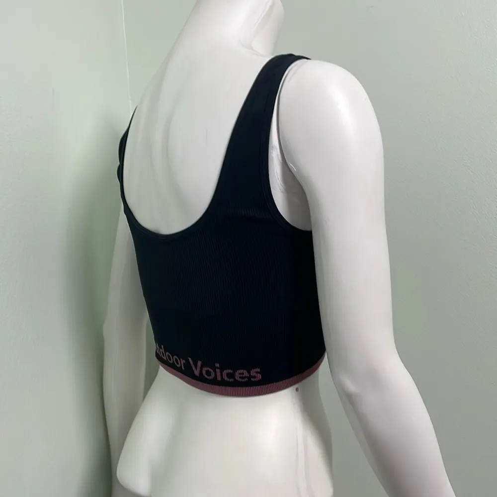 OUTDOOR VOICES Ribbed stretch sports bra XS - Image 6