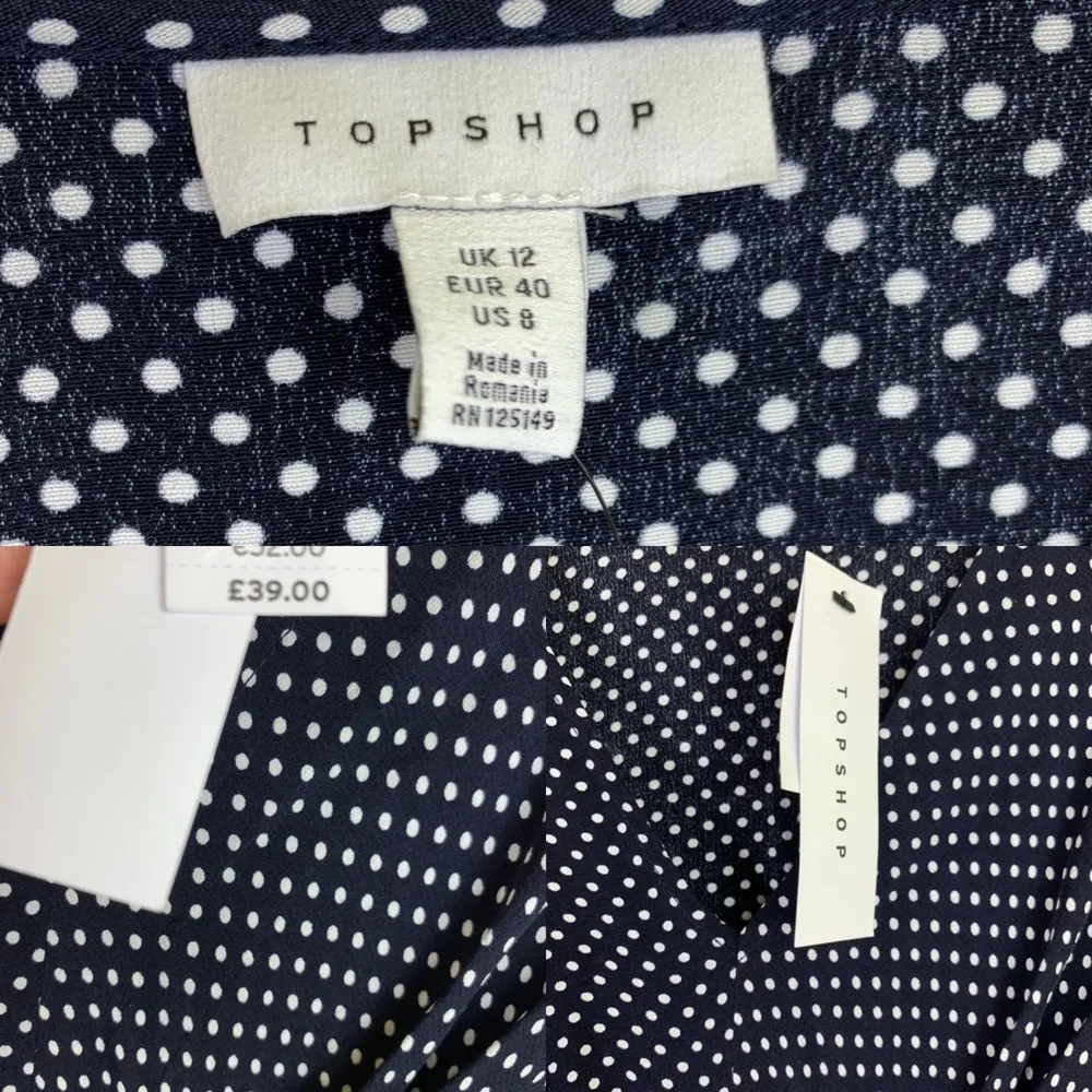 Blue & White Polkadot Dress Size 12 🆕 - Image 5