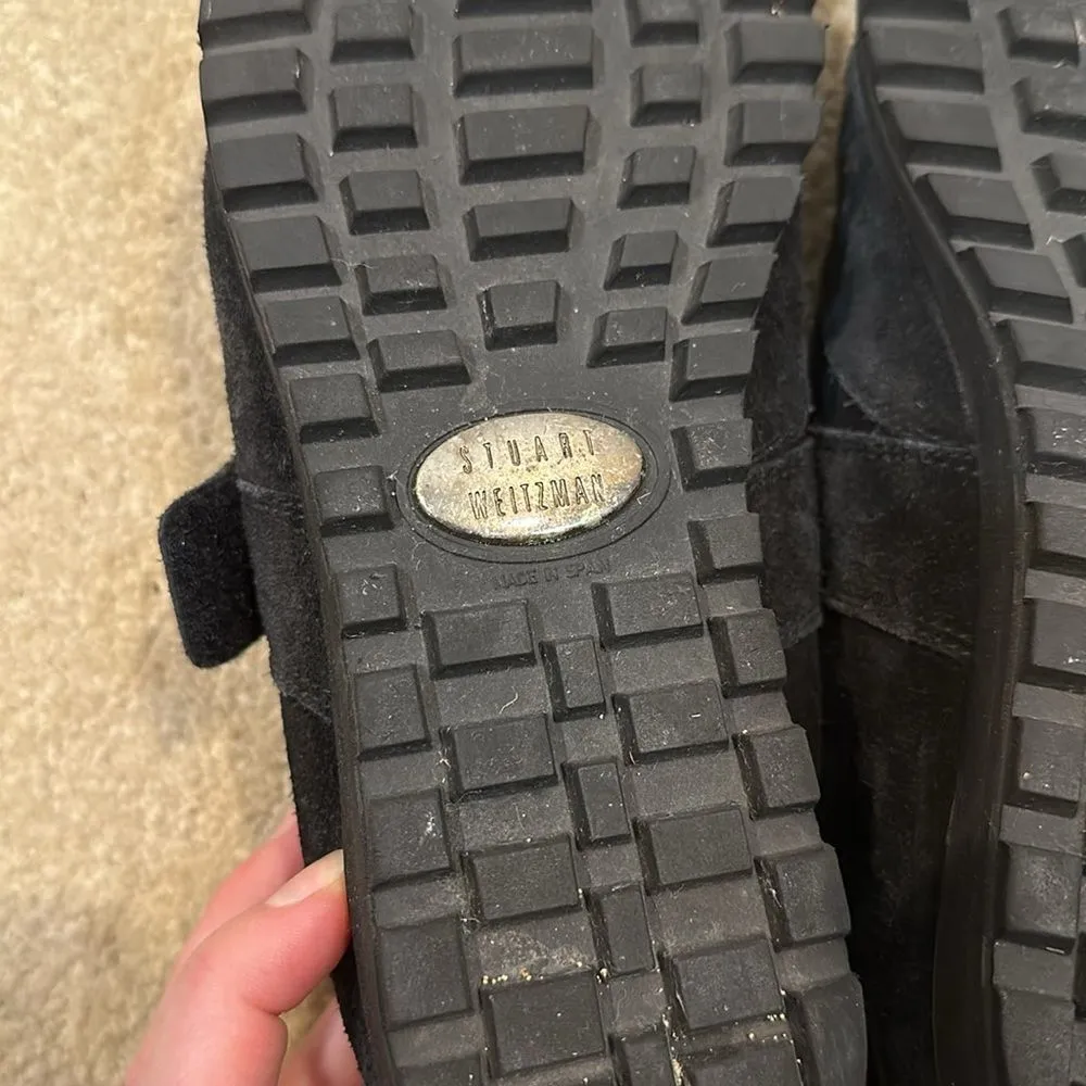 Stuart Weitzman Faux Fur Women Suede Sneaker Size 8 M - Image 10