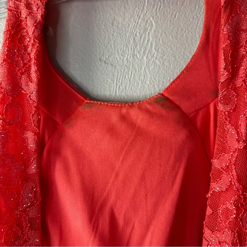 Sunset Pink City Triangles Dress Size 11 - Image 8