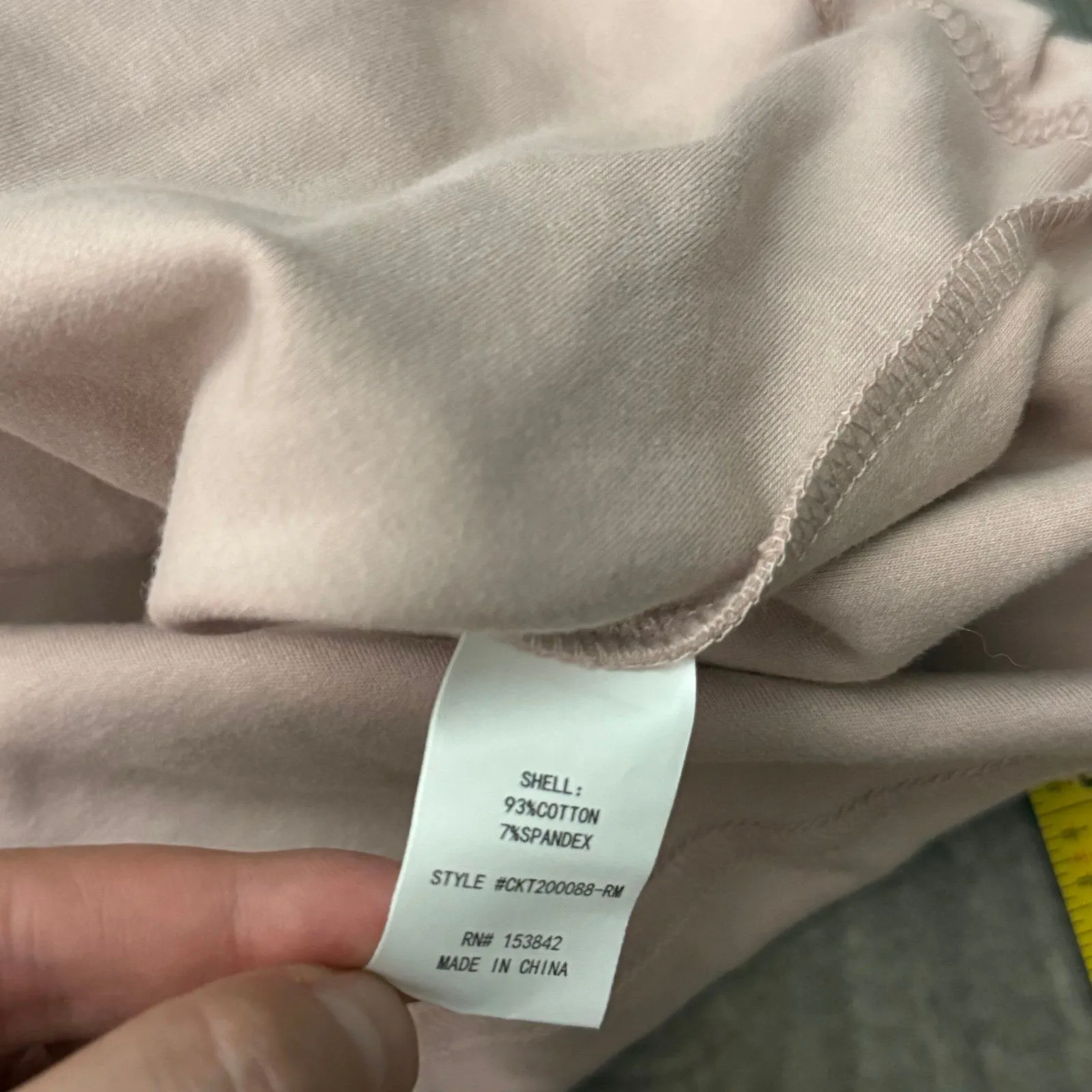 Melloday dusty pale pink 1/4 quarterzip pullover - Image 6