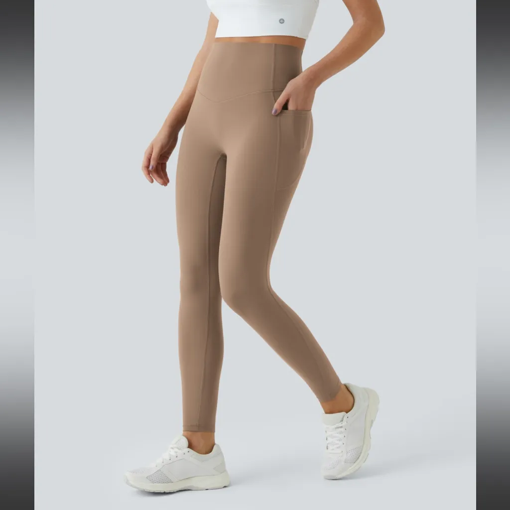 Halara UltraSculpt"™ High Waisted Tummy Control Pocket Shaping Training Leggings - Image 5