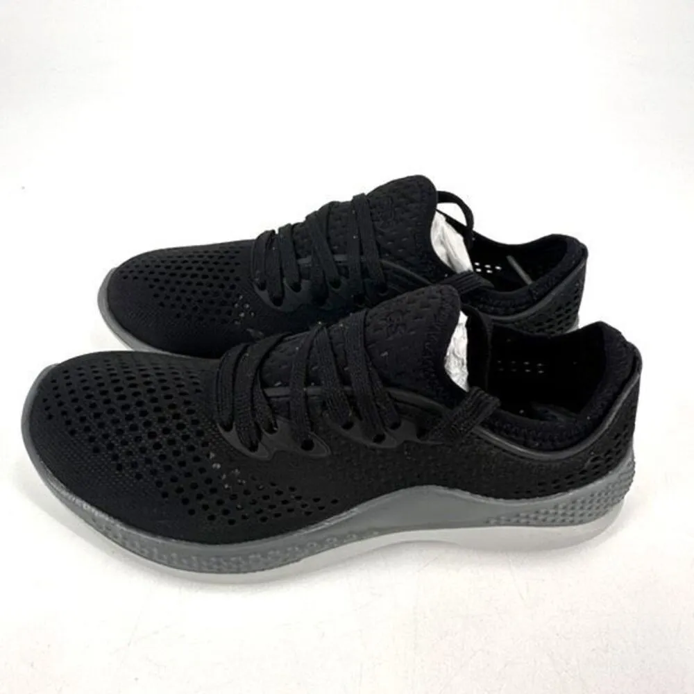 Crocs  Women's Sneakers Literide 360 Pacer Lace Up Tennis Shoes Size 4 Black‎ - Image 3