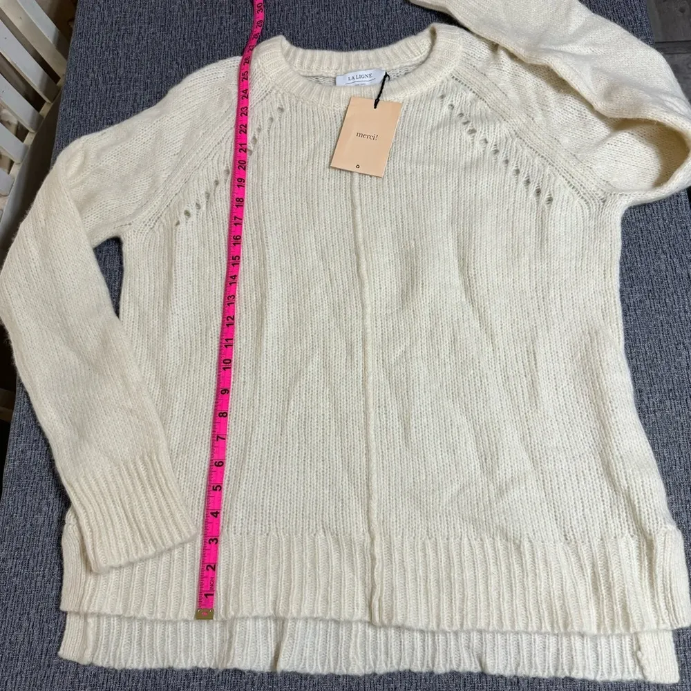 La Ligne Maxi Wool and Cashmere Blend Sweater Size L - Image 14