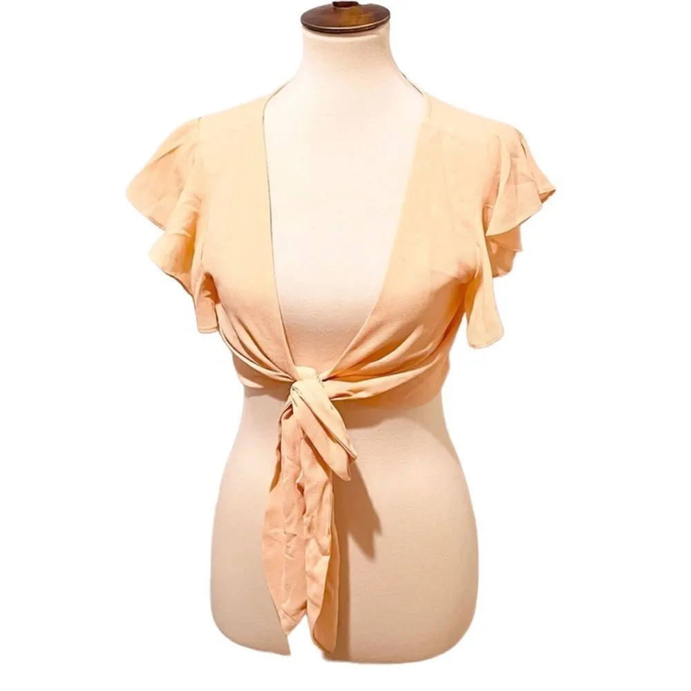 VICI ✨HP✨ Collection Tie Front Crop Top✨ - Image 2