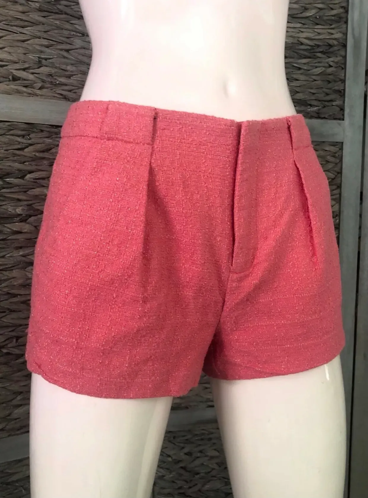 Womens  Tweed Shorts - Sz S - Image 3