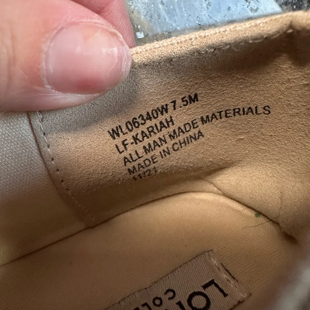 London Fog Collection Kariah Logo Slip On Espadrille Shoes Women’s Size 7.5 - Image 9