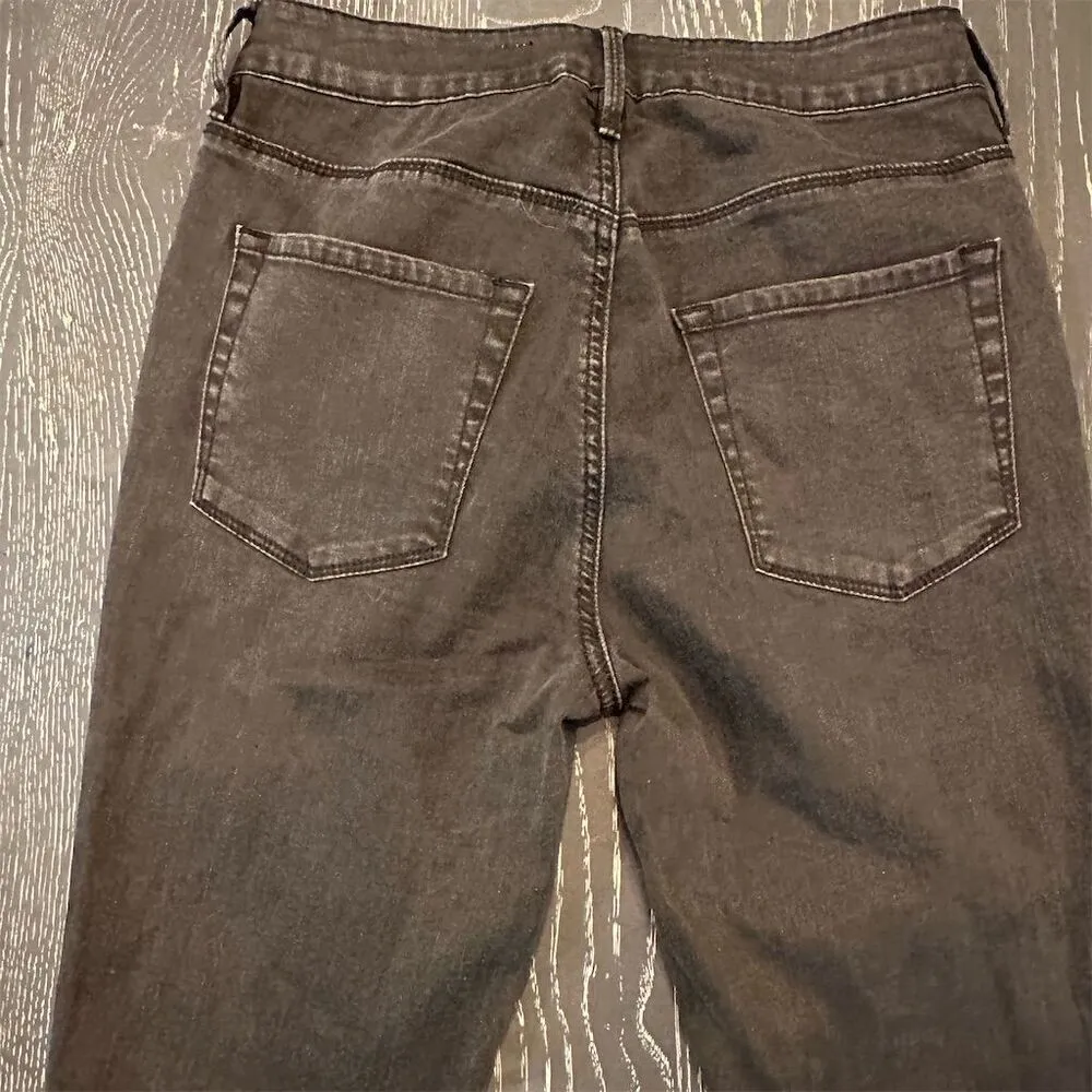 MELVILLE Women's Skinny Jeans Stretch Black Size 26 Zip Closure - Image 8