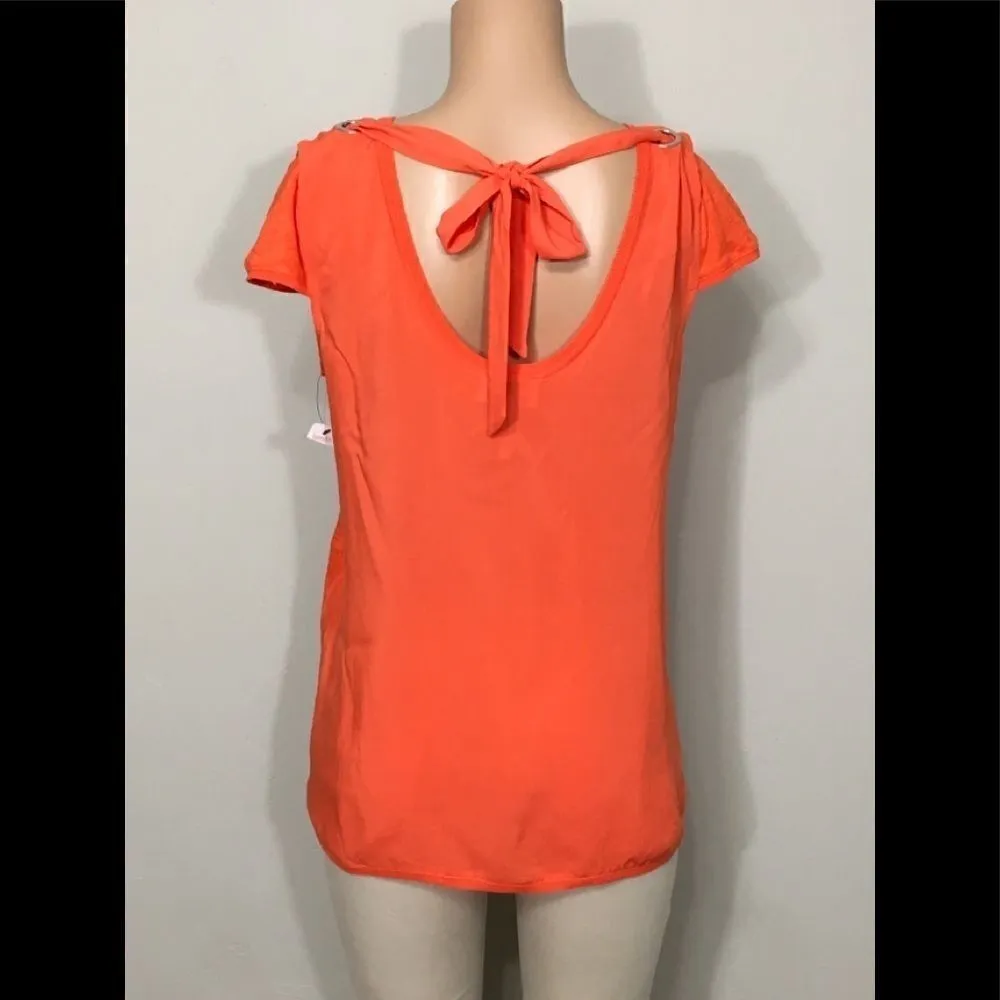 Tangerine linen/rayon top. NWT - Image 3