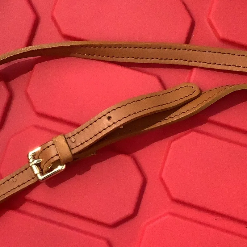 Valentina Cream‎ and Tan Crossbody Bag Italian leather Gold - Image 7