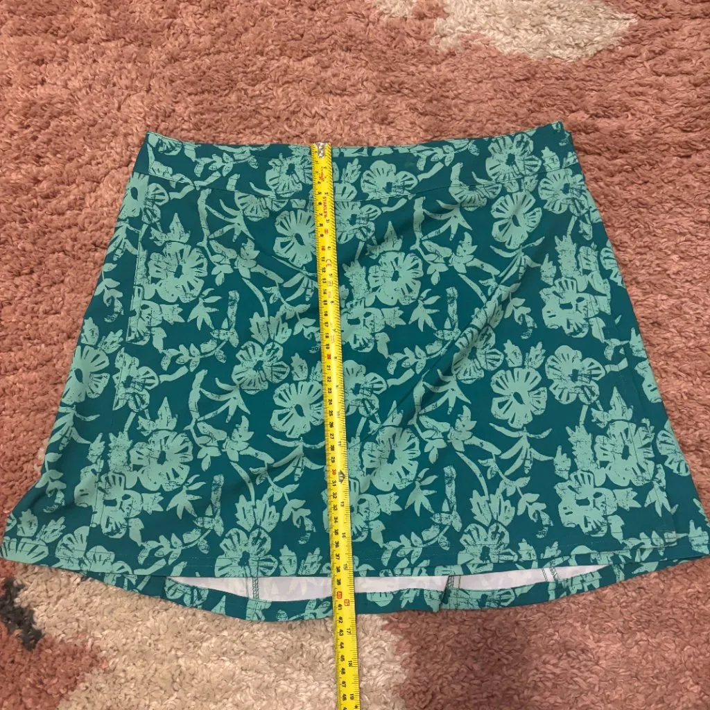 Rip Skirt Hawaii Wrap Womens Sz M Teal Green Swim Cover Tropical Beach Length 2 Size M - Image 7