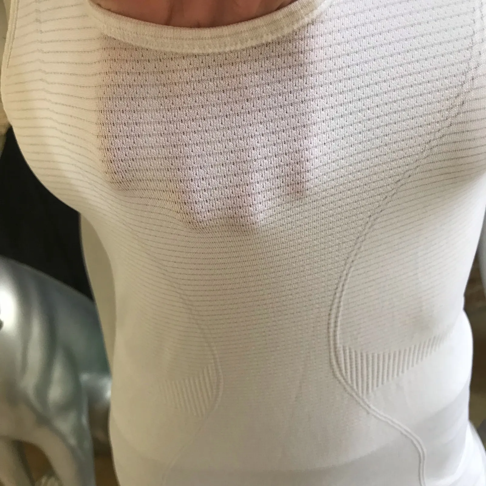 ZYIA Active Racerback White Long Tank Top Women’s Size Small - Image 7