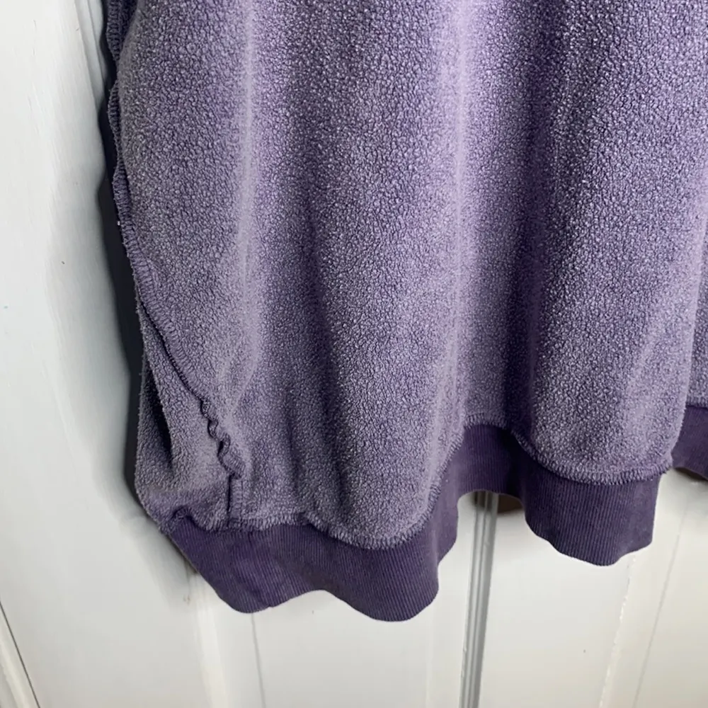 Free People Women's Sweater My Sweatshirt Scoop Neck Pullover Purple W-491 Sz S - Image 4