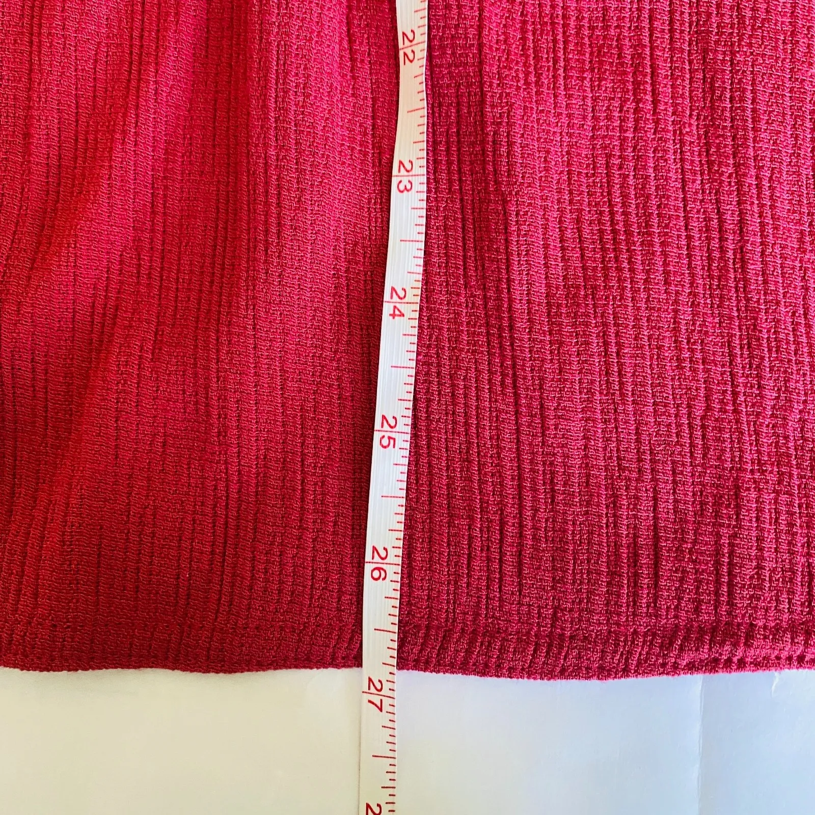 Koret Woman Beaded 3 4 Sleeve Open Cardigan Top Cover Up Lightweight Layer 22w Red - Image 6