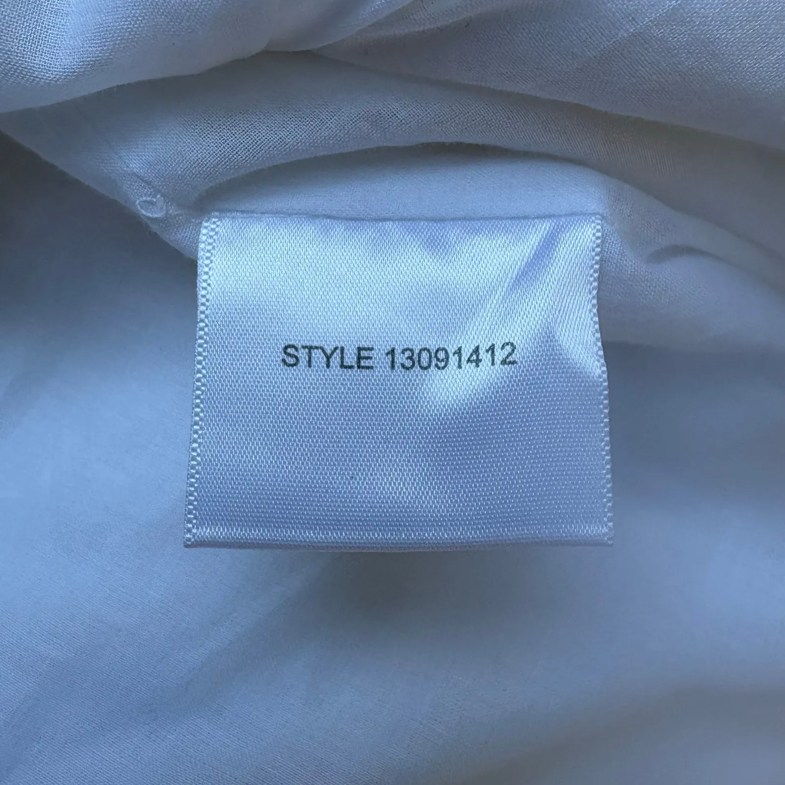 Tory Burch Beaded Mini Dress Tunic Sz 4 White Linen Brown Floral Embellished - Image 10