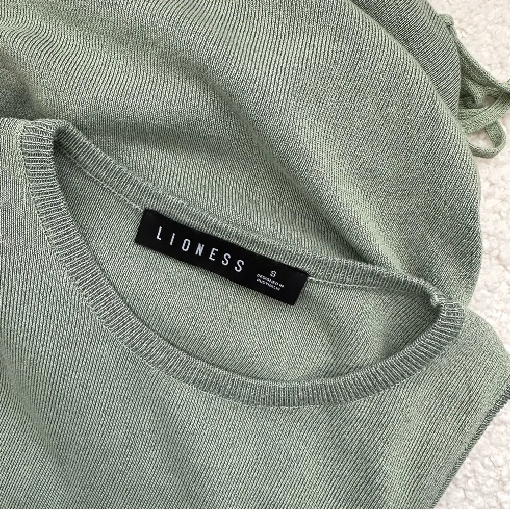 Princess Polly Lioness Military Minds Mini Dress Sage Green - Image 8