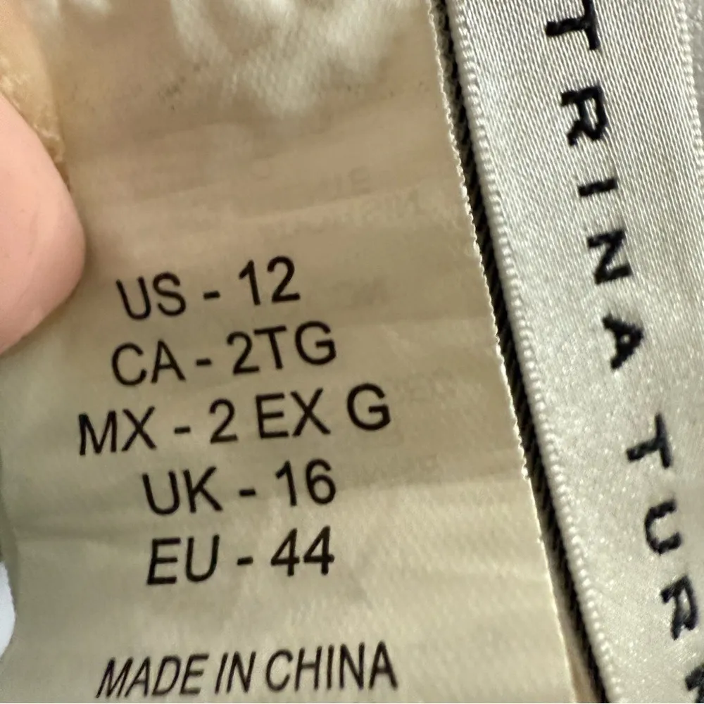 Trina‎ Turk Boho Womens Vibrant Floral Bikini Top Size US 12 Swim Beach - Image 6