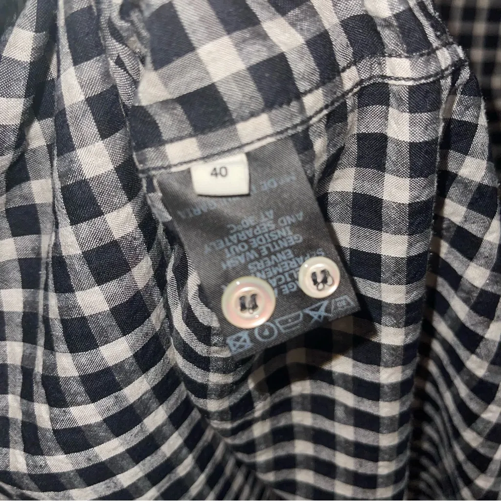 Isabel‎ Marant Etoile Plaid Long Sleeves Blouse - Image 4