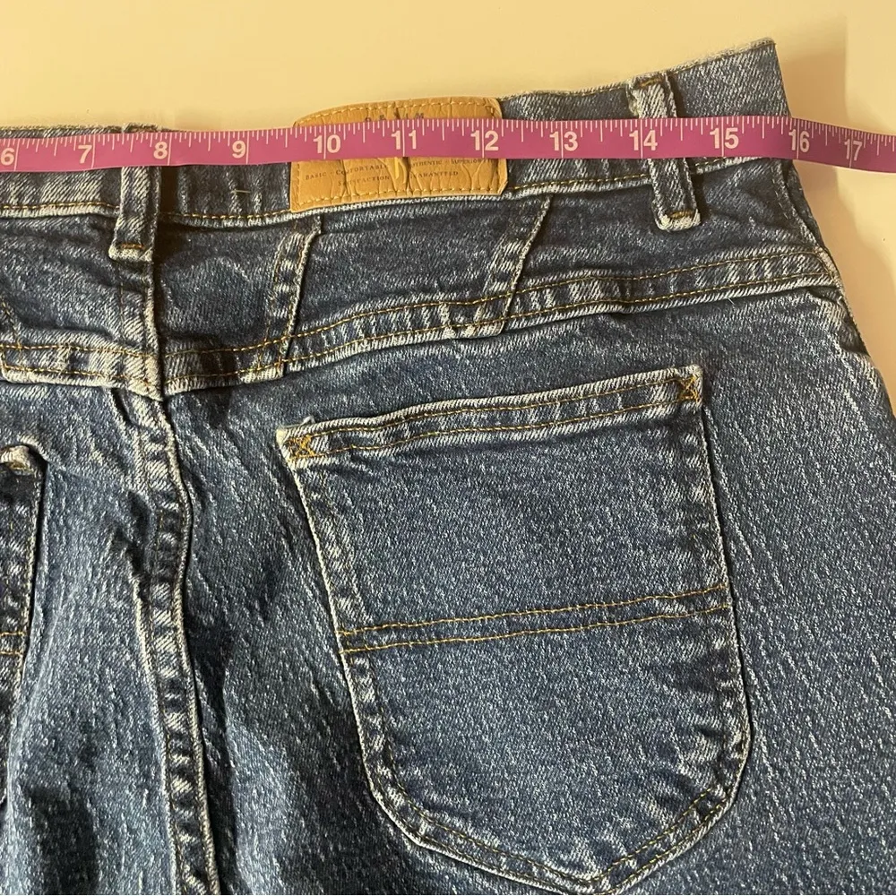 Vintage Lee Riders Medium Dark Wash Blue Tapered Leg Jeans Size 14 P GUC - Image 4