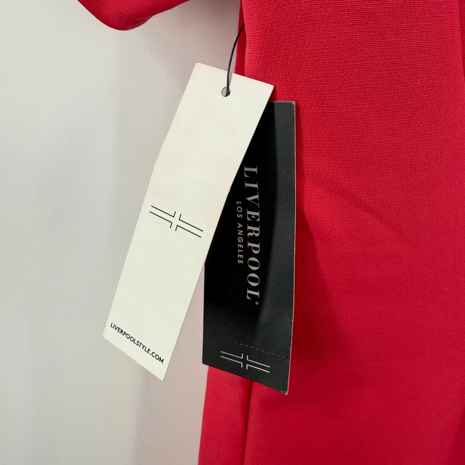 Liverpool Los Angeles Dress Size 6/28 NWT Tulip Sleeve Sheath Pink Punch Office - Image 7