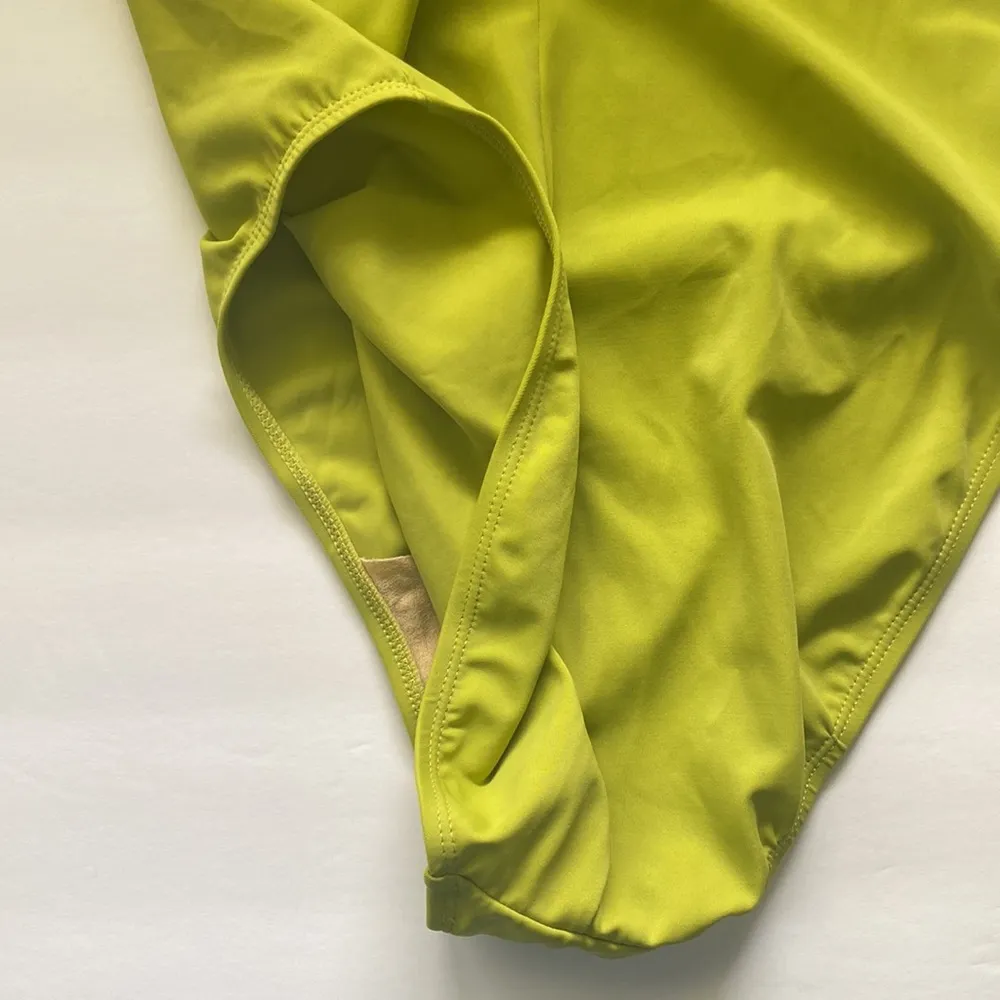 Y2K vintage Newport News bejeweled v-neck one piece swimsuit, size 12 tall - Image 14