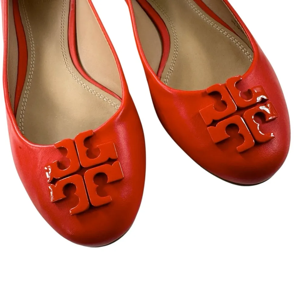 Tory Burch Lowell 2 Leather Ballet Flat Mestico Samba Size 7 - Image 5